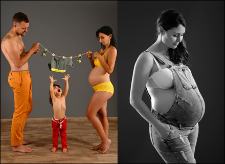 Studio de photographie pour la grossesse à Lyon