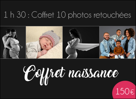 Coffret cadeau pour photos de naissance à Lyon